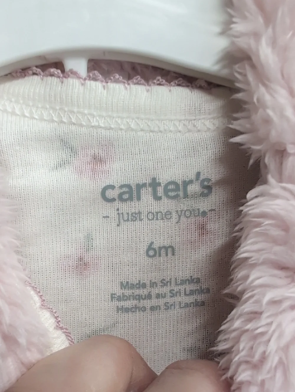 Carter's Just One Baby Girls Faux Shearling Vest With Jeggins